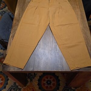 Karl Kani Mustard Yellow Pants with Blue Label
